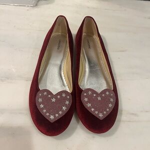 Lands’ End Girls slip on dress shoes